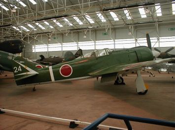 Kawasaki Ki-100-1b, preserved/RAF Museum, Japanese marks, Cosford RAF, Shropshire, England, 6/3/2001