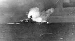 24 мая 1941 года 06.02 -06.09 утра  Линкор “Бисмарк” ведет огонь по “Принц оф Уэлс”