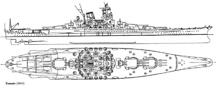"Yamato", 1944