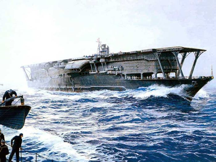 Japanese aircraft carrier "Akagi"
