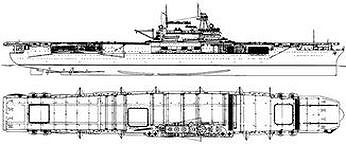 «Йорктаун» (CV-5) вскоре после принятия на вооружение