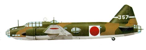 Базовый японский торпедоносец-бомбардировщик "Бетти" G4M1