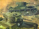 Т-26 - танк сопровождения пехоты, рисунок из журнала "Моделист-конструктор"