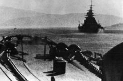 "Бисмарк" подходит к фьордам – фото с крейсера "Принц Ойген"
