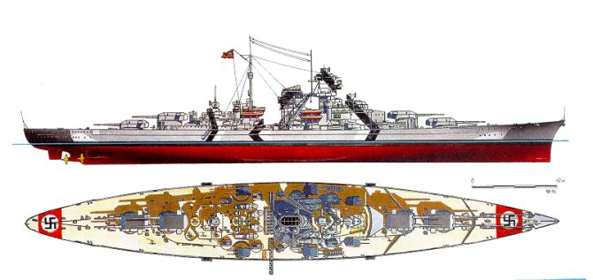 Линейный корабль "Бисмарк", Германия
