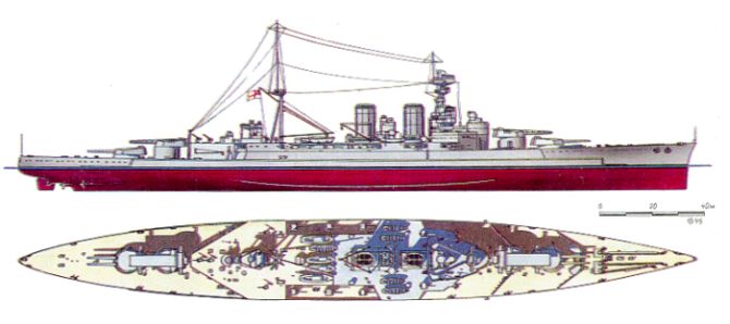 Линейный крейсер "Худ", Великобритания
