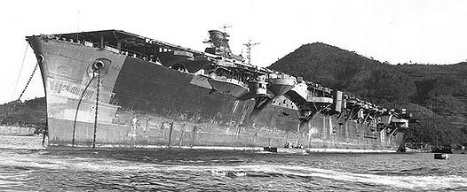 «Дзюньё» в ВМБ Сасебо после капитуляции Японии, 26 сентября 1945 г.