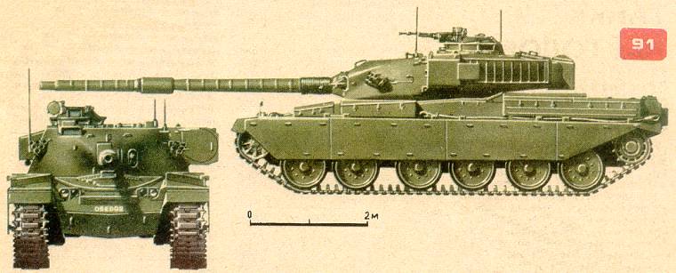 Английский основной танк "Чифтен" Мк3