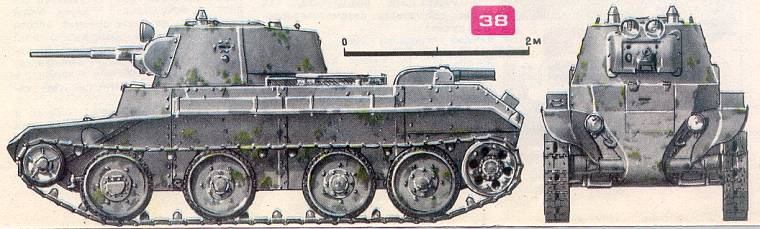 Советский легкий танк БТ-7